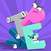 Скачать взломанную Alphabetris- Игра "Алфавит [Много монет] MOD apk на Андроид