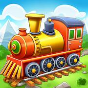 Скачать взломанную Дети Поезд Игра Строить [Много денег] MOD apk на Андроид