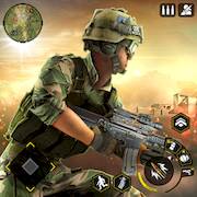 Скачать взломанную FPS Commando Game - BattleOps [Много монет] MOD apk на Андроид