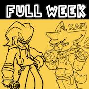 Скачать взломанную Fnf Mod Mobile: Full Weeks [Много монет] MOD apk на Андроид
