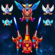 Скачать взломанную Chicken Shooter: Galaxy Attack [Много денег] MOD apk на Андроид