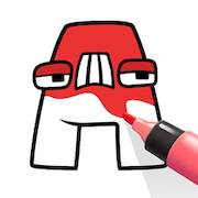 Скачать взломанную Coloring Alphabet Lore [Бесплатные покупки] MOD apk на Андроид