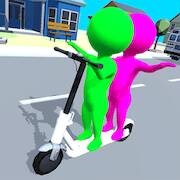 Скачать взломанную Scooter Taxi [Много монет] MOD apk на Андроид