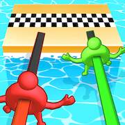 Скачать взломанную Donut Race - Make Bridge Games [Мод меню] MOD apk на Андроид