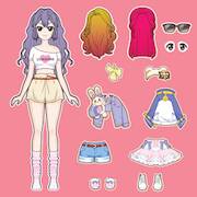 Скачать взломанную Dress Up Game: Princess Doll [Много монет] MOD apk на Андроид