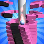 Скачать взломанную Helix Stack Jump: разбить мяч [Бесплатные покупки] MOD apk на Андроид