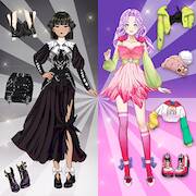 Скачать взломанную Anime Fashion Princess Dressup [Много денег] MOD apk на Андроид