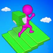 Скачать взломанную Bridge Stack Stair Run [Много денег] MOD apk на Андроид