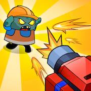 Скачать взломанную Merge Cannon - Idle zombie war [Много денег] MOD apk на Андроид