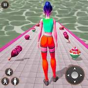 Скачать взломанную Body Twerk Run Race Game [Много монет] MOD apk на Андроид
