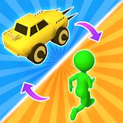 Скачать взломанную Shape Change - Transform Race [Много денег] MOD apk на Андроид