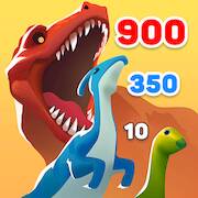 Скачать взломанную Merge Dinosaur Evolution [Бесплатные покупки] MOD apk на Андроид