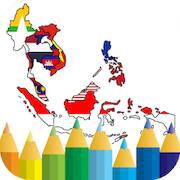 Скачать взломанную coloring southeast asia flag [Бесплатные покупки] MOD apk на Андроид