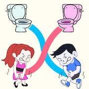 Скачать взломанную Toilet Rush Race: Draw Puzzle [Много денег] MOD apk на Андроид