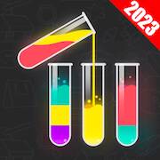 Скачать взломанную Головоломка с Сортировкой Воды [Много денег] MOD apk на Андроид