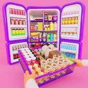 Скачать взломанную Fill The Fridge - Stack N Sort [Много денег] MOD apk на Андроид