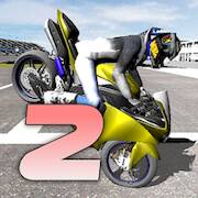 Скачать взломанную Wheelie King 2 - motorcycle 3D [Бесплатные покупки] MOD apk на Андроид