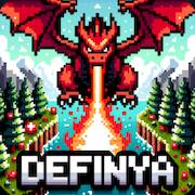 Скачать взломанную Definya: 2D MMORPG Online [Бесплатные покупки] MOD apk на Андроид