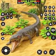 Скачать взломанную Симулятор атаки крокодила [Много денег] MOD apk на Андроид