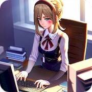 Скачать взломанную Аниме Офисная Девушка Сим [Мод меню] MOD apk на Андроид