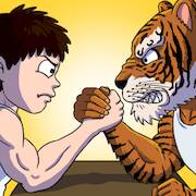 Скачать взломанную Arm Wrestling Clicker [Много денег] MOD apk на Андроид