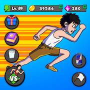 Скачать взломанную Tap Tap Run | Clicker Games [Много денег] MOD apk на Андроид