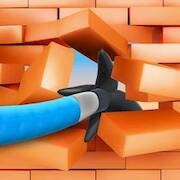 Скачать взломанную Rope and Demolish [Много монет] MOD apk на Андроид