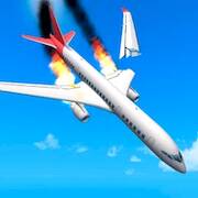 Скачать взломанную Plane Crash: Flight Simulator [Много монет] MOD apk на Андроид