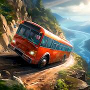 Скачать взломанную Risky Road: Hilly Bus Driver [Бесплатные покупки] MOD apk на Андроид