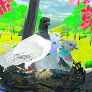 Скачать взломанную Flying Bird pigeon Games [Бесплатные покупки] MOD apk на Андроид