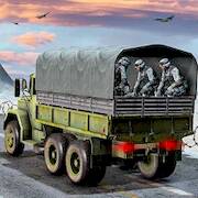 Скачать взломанную Truck Simulator: военные игры [Много денег] MOD apk на Андроид