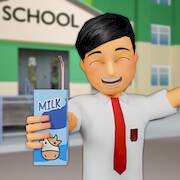 Скачать взломанную School Cafeteria Simulator [Много денег] MOD apk на Андроид