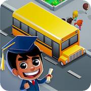 Скачать взломанную Ленивый школьный магнат [Много монет] MOD apk на Андроид