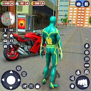 Скачать взломанную Flying Spider - Hero Sim Games [Мод меню] MOD apk на Андроид