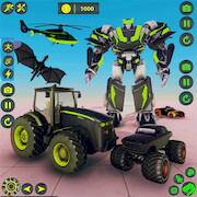 Скачать взломанную Robot Hero Bat Bike Robot Game [Много денег] MOD apk на Андроид