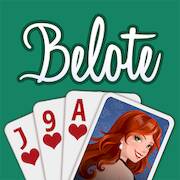 Скачать взломанную Belote & Coinche Multiplayer [Много денег] MOD apk на Андроид