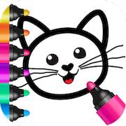 Скачать взломанную Bini Рисовалка! Игры для детей [Много денег] MOD apk на Андроид