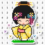 Скачать взломанную Girly Art Coloring By Number [Мод меню] MOD apk на Андроид