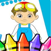 Скачать взломанную Coco Coloring Book JJ 3 [Бесплатные покупки] MOD apk на Андроид