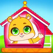 Скачать взломанную Домик Хомяка: игры для детей 3 [Много монет] MOD apk на Андроид