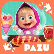 Скачать взломанную Маша и Медведь Кухня для Детей [Много монет] MOD apk на Андроид