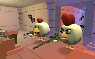 Скачать взломанную Chicken Gun [Много монет] MOD apk на Андроид