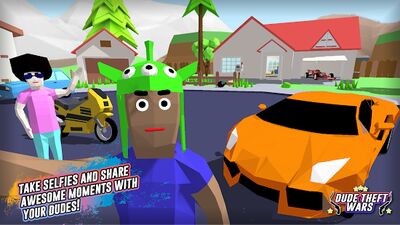 Скачать взломанную Dude Theft Wars: Online FPS Sandbox Simulator BETA [Мод меню] MOD apk на Андроид