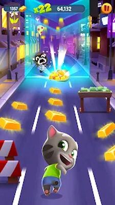 Скачать взломанную Говорящий Том: бег за золотом [Много монет] MOD apk на Андроид