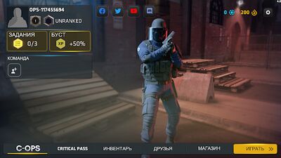 Скачать взломанную Critical Ops: Multiplayer FPS [Много монет] MOD apk на Андроид