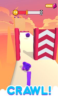 Скачать взломанную Blob Runner 3D [Много монет] MOD apk на Андроид