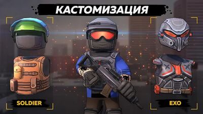Скачать взломанную КУБУМ 3D: Онлайн FPS стрелялки [Много денег] MOD apk на Андроид