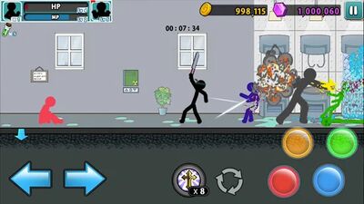 Скачать взломанную Anger of stick 5 : zombie [Мод меню] MOD apk на Андроид
