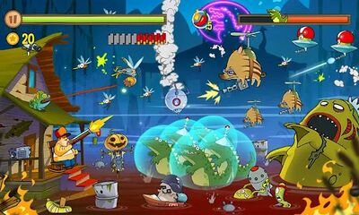 Скачать взломанную Swamp Attack [Много монет] MOD apk на Андроид