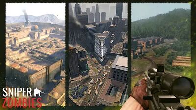 Скачать взломанную Снайпер зомби: Sniper Zombies [Много монет] MOD apk на Андроид